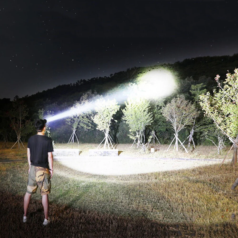 HULIANFU LED Headlamp Strong Light Super Bright Head-Mounted Flashlight Outdoor Household Long-Range Rechargeable Night Fishing Headlight - Deanwangkt