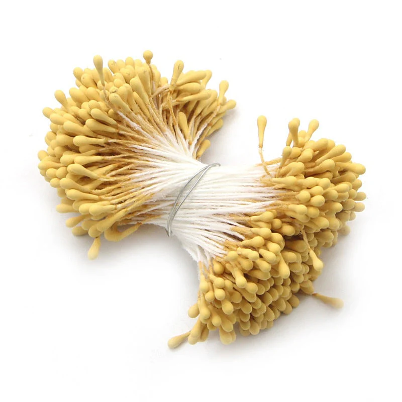 HULIANFU 2026  Lucia Crafts 144/420/600/1000pcs /Lot  Flowers Stamen 2mm  DIY Artificial Flowers  Wreath For Wedding Party Home Decor  D0401 - Deanwangkt
