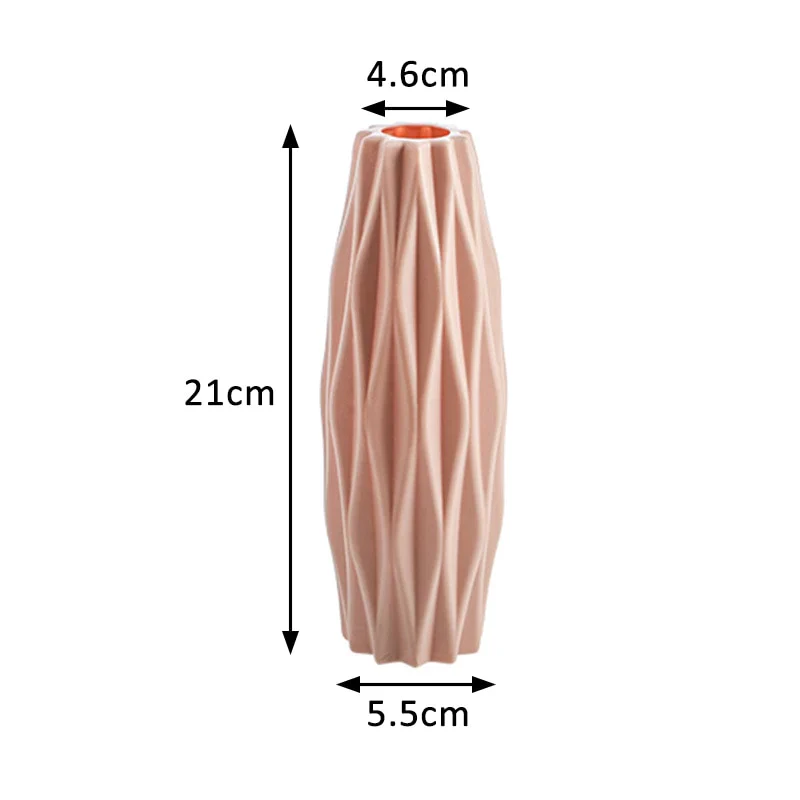 HULIANFU Modern vases decoration home Nordic Style Flower Arrangement Living Room Origami flower pot for interior - Deanwangkt