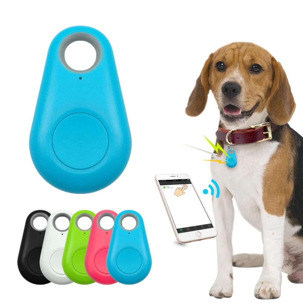 HULIANFU Pet Smart GPS Tracker Mini Anti-Lost Waterproof Bluetooth Locator Tracer For Pet Dog Cat Kids Car Wallet Key Collar Accessories - Deanwangkt
