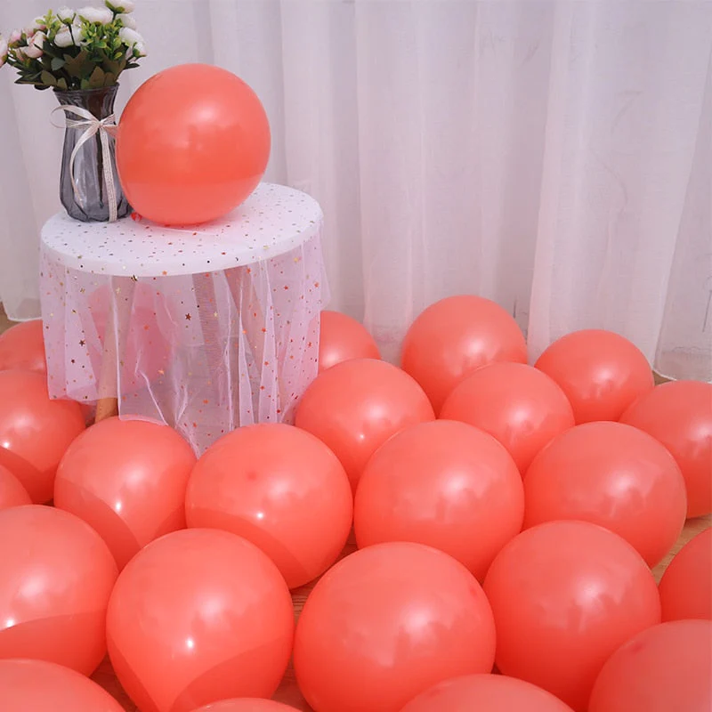HULIANFU Latex Balloons 10 inch Large Helium Party Balloons for Wedding Birthday Party Supplies Ceremony Decorations 30/50/100 pcs - Deanwangkt
