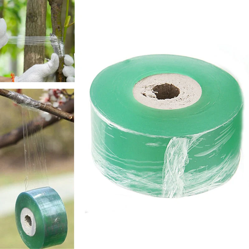 HULIANFU Roll tape Parafilm Pruning Strecth graft budding barrier floristry Pruner Plant fruit tree Nursery moisture Garden repair Seedle - Deanwangkt