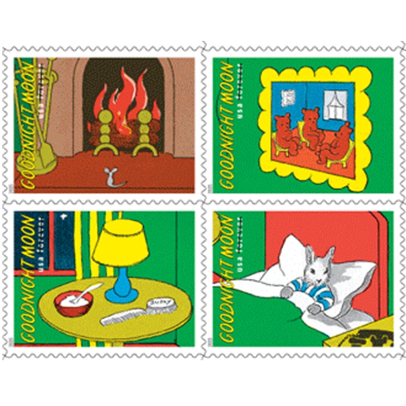 Goodnight Moon 2025, (Sheet of 16) - TWENTYSTAMPS