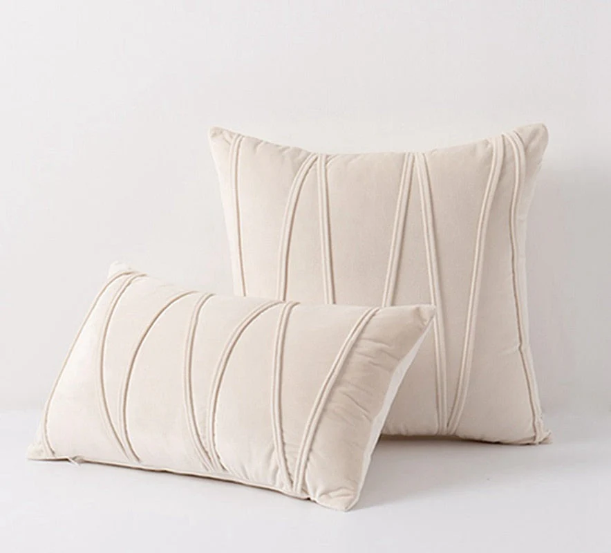 HULIANFU Inyahome New Art Velvet Yellow Blue Pink Solid Color Cushion Cover Pillow Cover Pillow Case Home Decorative Sofa Throw Decor - Deanwangkt