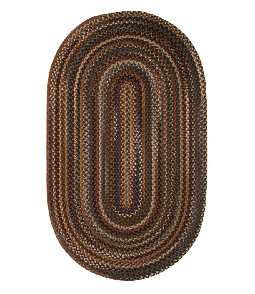L.L.Bean Braided Wool Rug, Oval