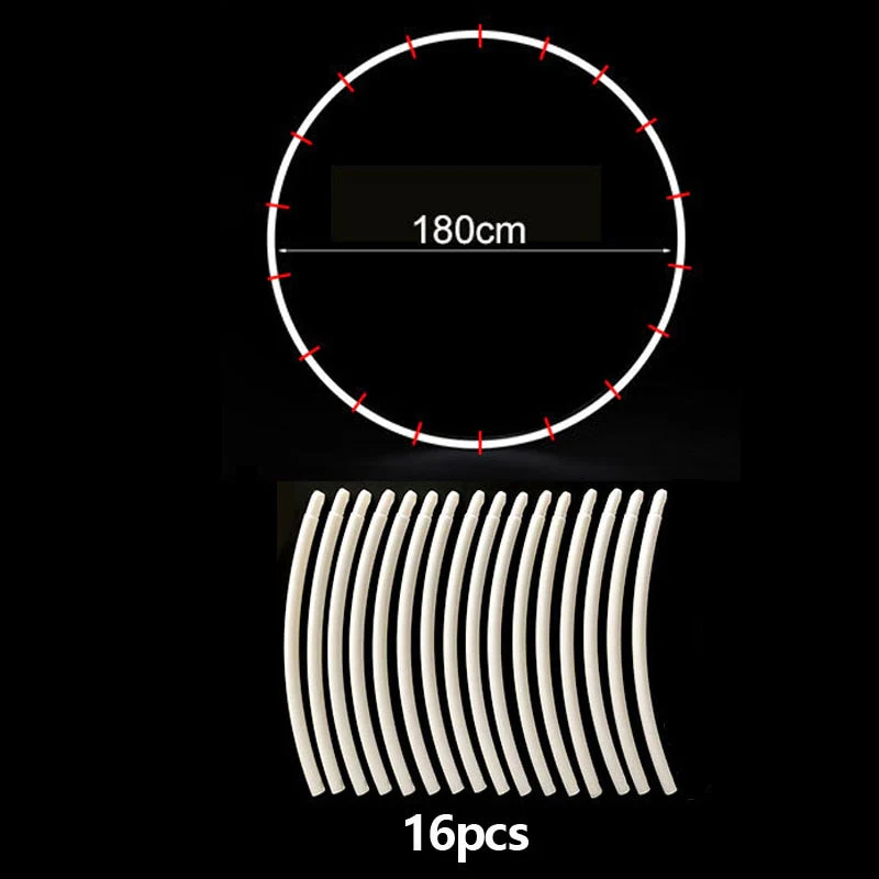 HULIANFU Round Wedding Arch Balloon Stand Holder Bow Of Birthday Party Decor Baby Shower Balloon Arch Circle Stand Background Decoration - Deanwangkt