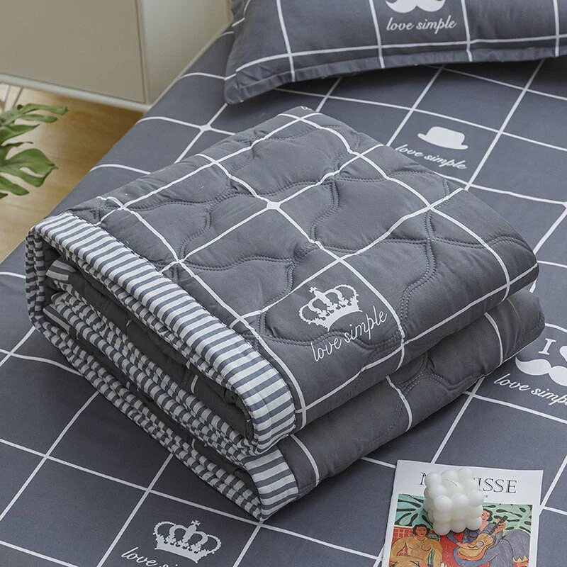 HULIANFU Spring Summer Quilting Quilt Home Air Conditioning Quilts for Adult Kids Washable Soft Cozy Queen Size Comforter Blanket 150x200 - Deanwangkt