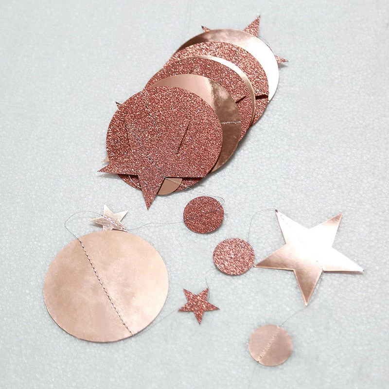 HULIANFU Merry Christmas Decorations for Home 4M Twinkle Star Paper Garland New Year  Noel ChristmasTree Ornaments Kerst  Navidad - Deanwangkt