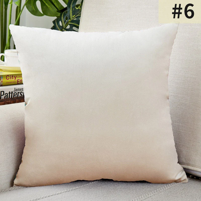 HULIANFU Super Soft Cushion Cover Velvet Pillow Cover For Sofa Living Room Housse De Coussin 30x50cm Decorative Pillows Nordic Decoration - Deanwangkt