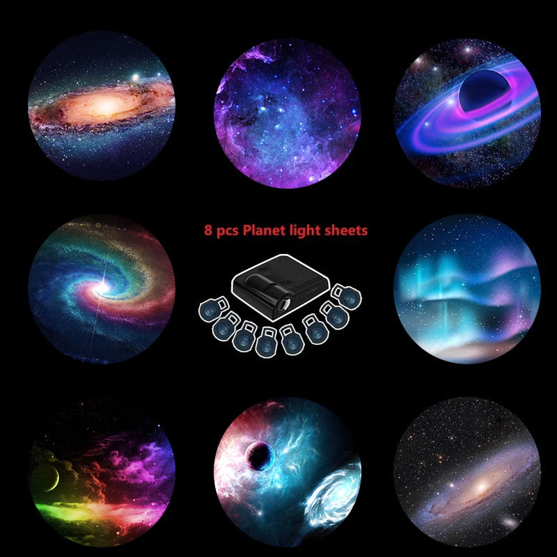 HULIANFU Planetary projection light with light film photo Earth sun Galaxy light projector novelty atmosphere light ins party photo props - Deanwangkt