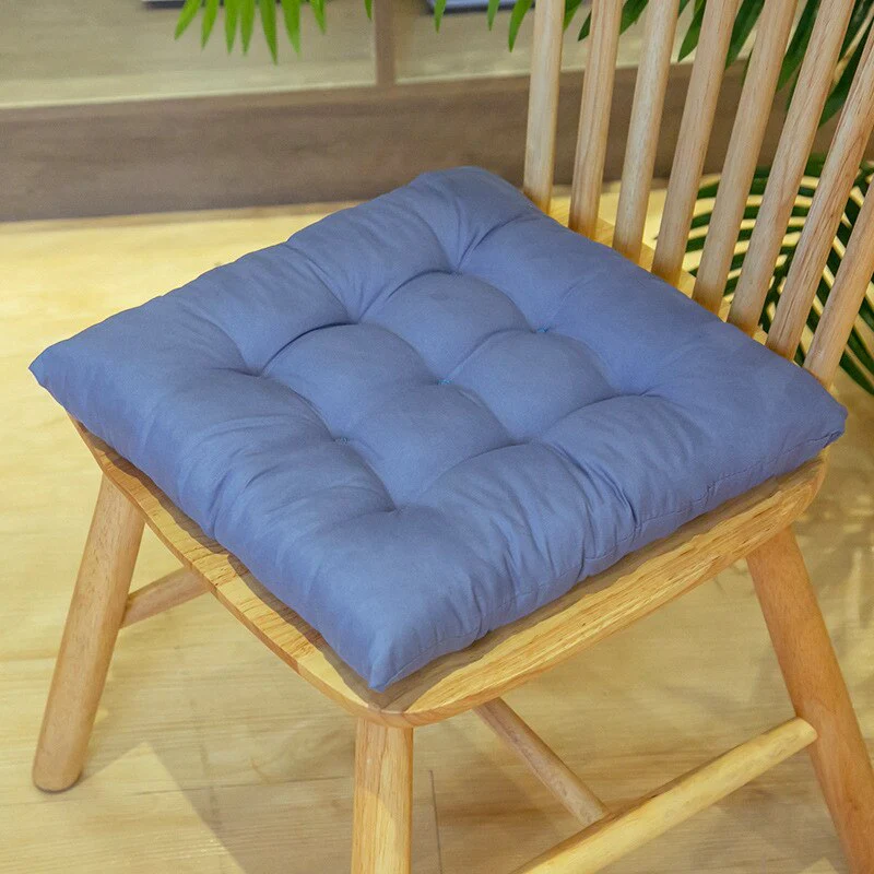 HULIANFU Winter Home Chair Cushion New Outdoor Thick Cushion Pad Office Dining Chair Mattress Pure Sofa Chair Back Pad Comfort Square - Deanwangkt