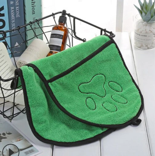 HULIANFU Pet Dog Towel Super Absorbent Dog Bathrobe Bath Towels Quick-Drying Cat Puppy Small Large Dogs Bath Towel ThickTowel Pet Towel - Deanwangkt