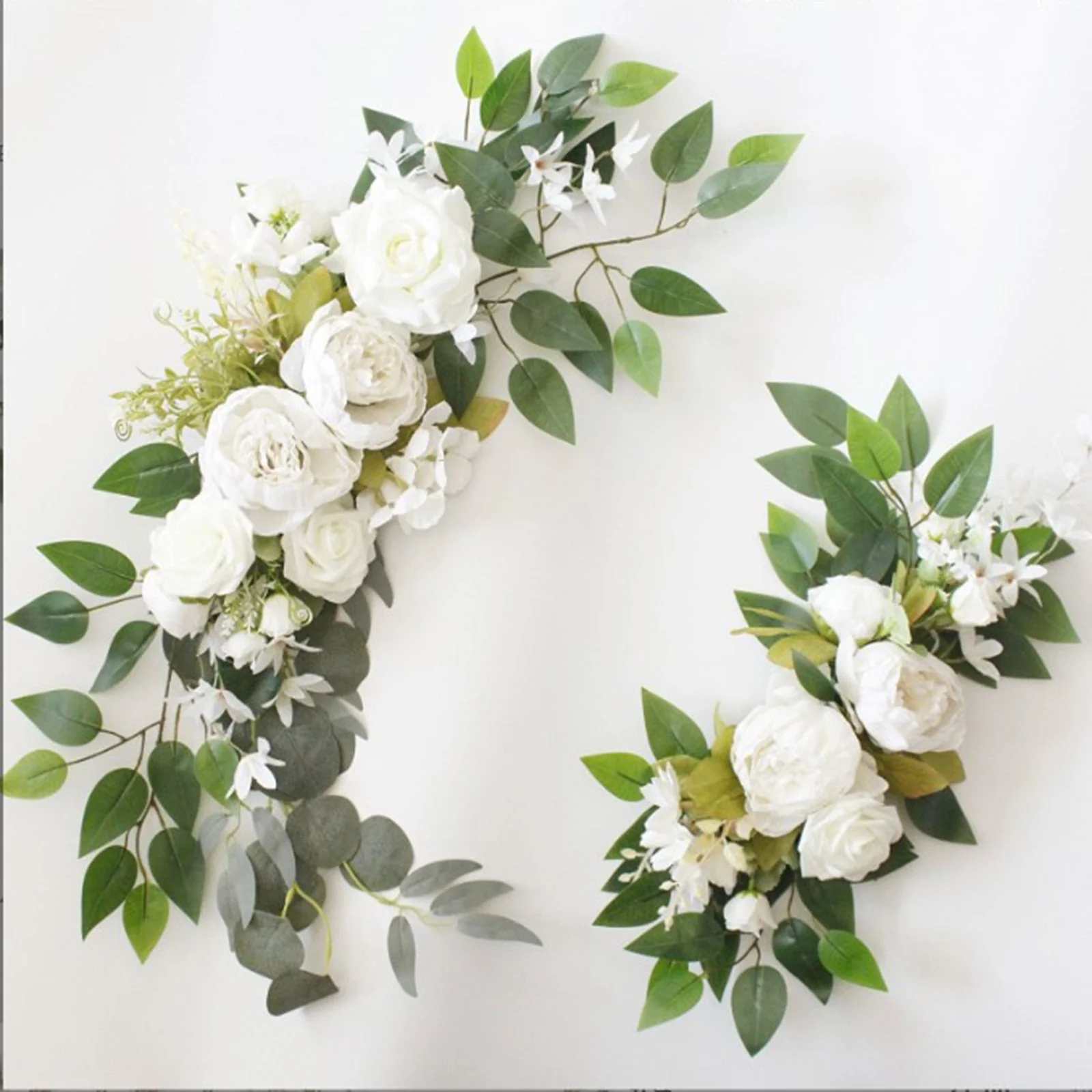 HULIANFU Metal Wedding Arch Stackable DIY Arch for Prop Supplies Decoration Easy Assembly Rose Gates Balloon Archway Arbours Party Decor - Deanwangkt