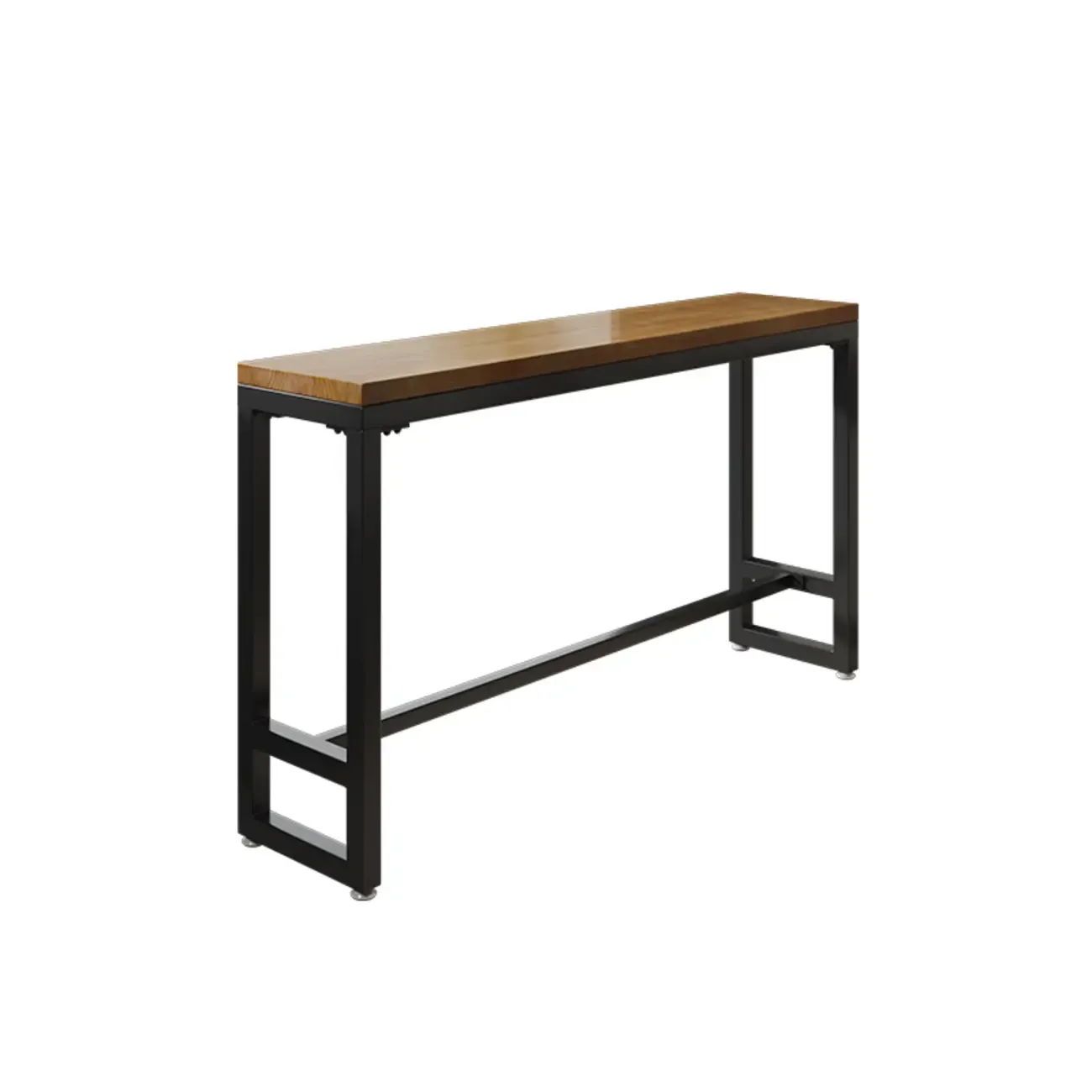 Retro Brown Wooden Industrial Bar Tables