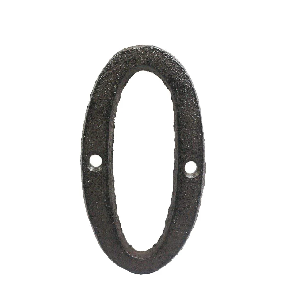 HULIANFU Metal Letters Numbers Cast Iron Decoration House Sign Doorplate DIY Cafe Wall CLH@8 - Deanwangkt