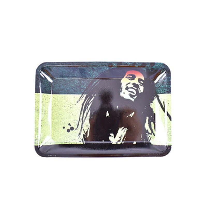HULIANFU Tobacco Rolling Tray 18*12.5CM Herb Tobacco Tinplate Plate Smoking Accessories Cigarette Rolling Tray For Grinder - Deanwangkt