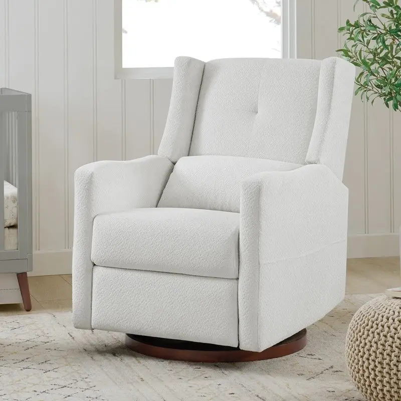 Lincoln Manual Swivel Glider Recliner with Lumbar Pillow