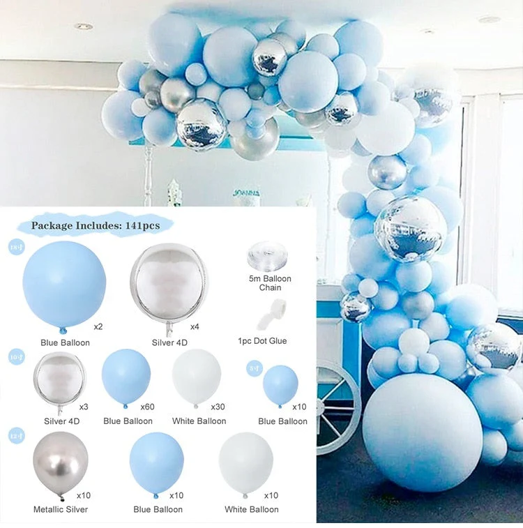 HULIANFU QIFU Macaron Balloons Garland Latex Ballons Arch Happy Birthday Party Decor Kids Adult Wedding Baloon Chain Baby Shower Balon - Deanwangkt