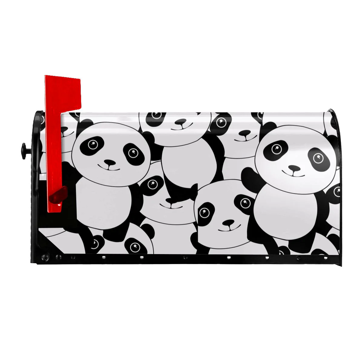 HULIANFU Rainbow Lucky Cute Cat Chinese Panda Magnetic Waterproof Sunscreen American Standard&Large Size Mailbox Protective Covers - Deanwangkt