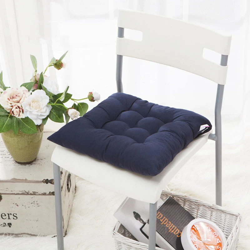 HULIANFU Winter Home Chair Cushion New Outdoor Thick Cushion Pad Office Dining Chair Mattress Pure Sofa Chair Back Pad Comfort Square - Deanwangkt