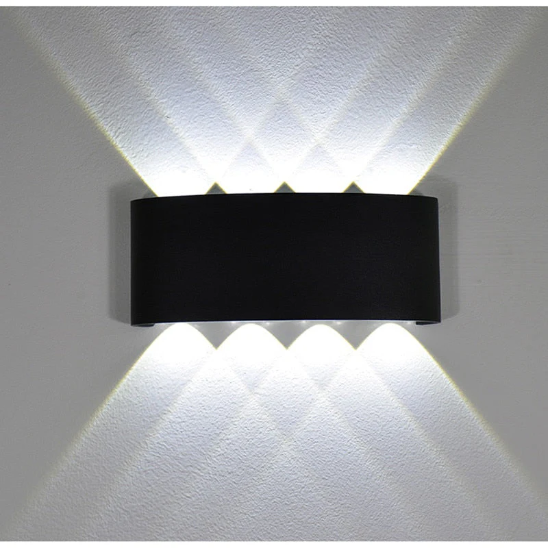 HULIANFU Led Wall Lamp Aluminum Outdoor IP65 Waterproof Up Down Wall Light For Home Stair Bedroom Bedside Bathroom Corridor Lighting - Deanwangkt
