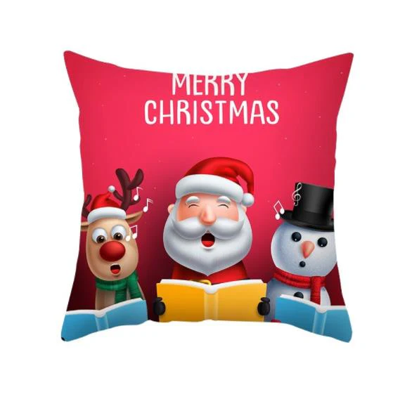 HULIANFU Santa pillowcase Happy New Year 2026  Xmas Gifts  Christmas Decor For Home Merry Christmas Ornament Navidad Natal Xmas Gifts - Deanwangkt