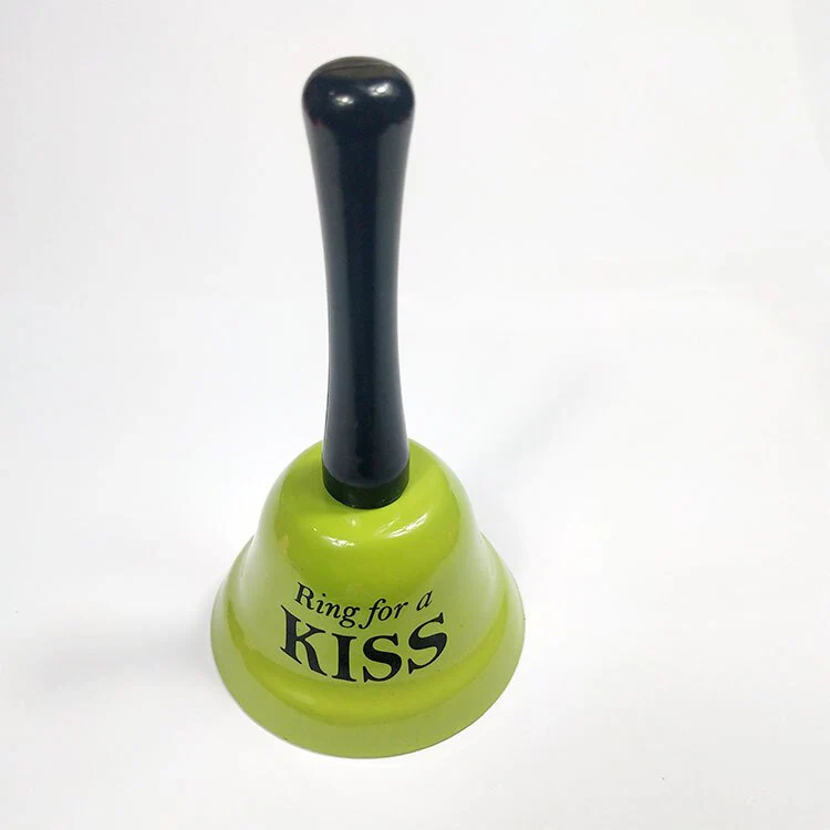 HULIANFU Large Hand Bell Toy for Children Letter Bed Bell Class Summoning Bells Colorful Metal Christmas Hand Bell - Deanwangkt