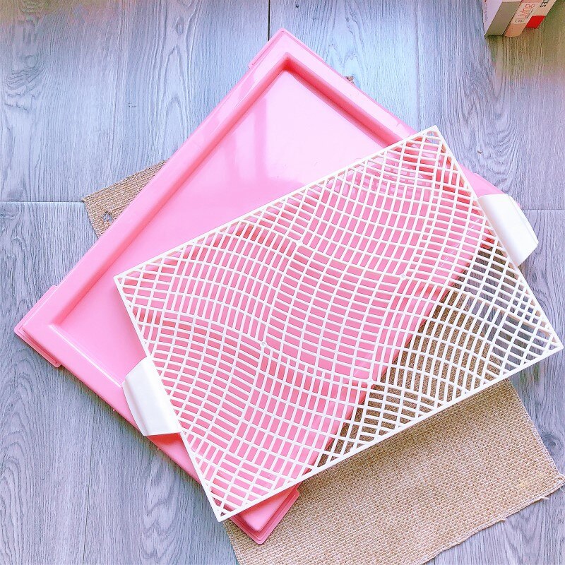 HULIANFU Training Pads Toilet for Puppies and Small Pets Square Pet Training Toilet with Tray for Small Dogs Potty Pet Supplies - Deanwangkt