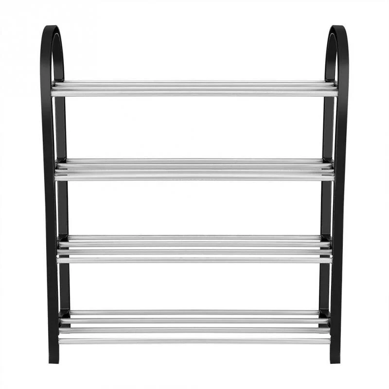 HULIANFU Shoe Rack Aluminum Metal Standing Shoe Rack DIY Shoes Storage Shelf Home Organizer Accessories Shoe Rack - Deanwangkt