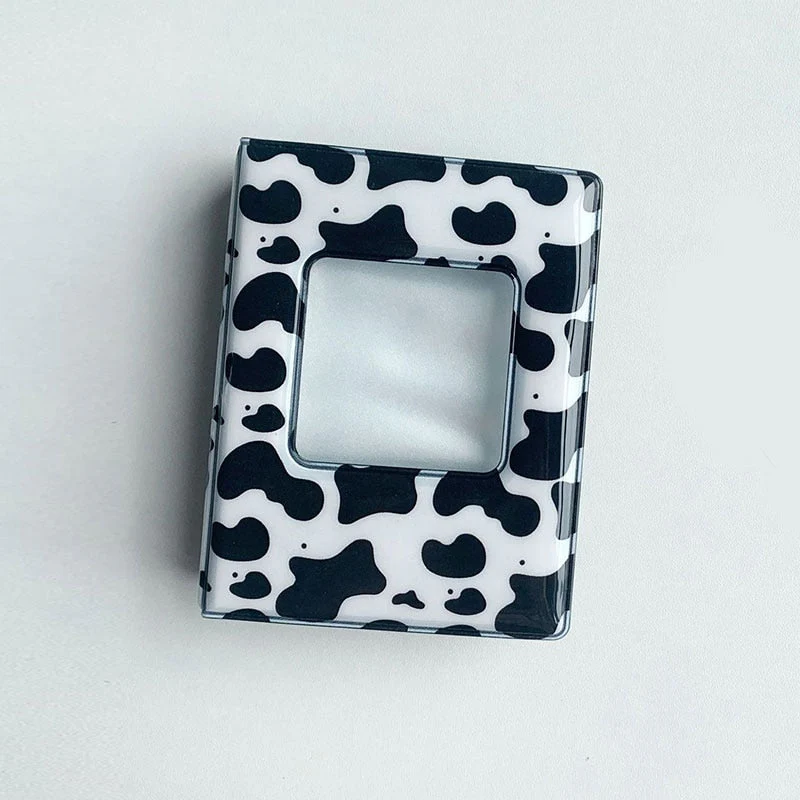 HULIANFU Kawaii Bear photo album 3 Inch Love Heart Hollow Kpop Card Binder Name Card Book Photo Album Card Photocard ID Holder 40 Pockets - Deanwangkt