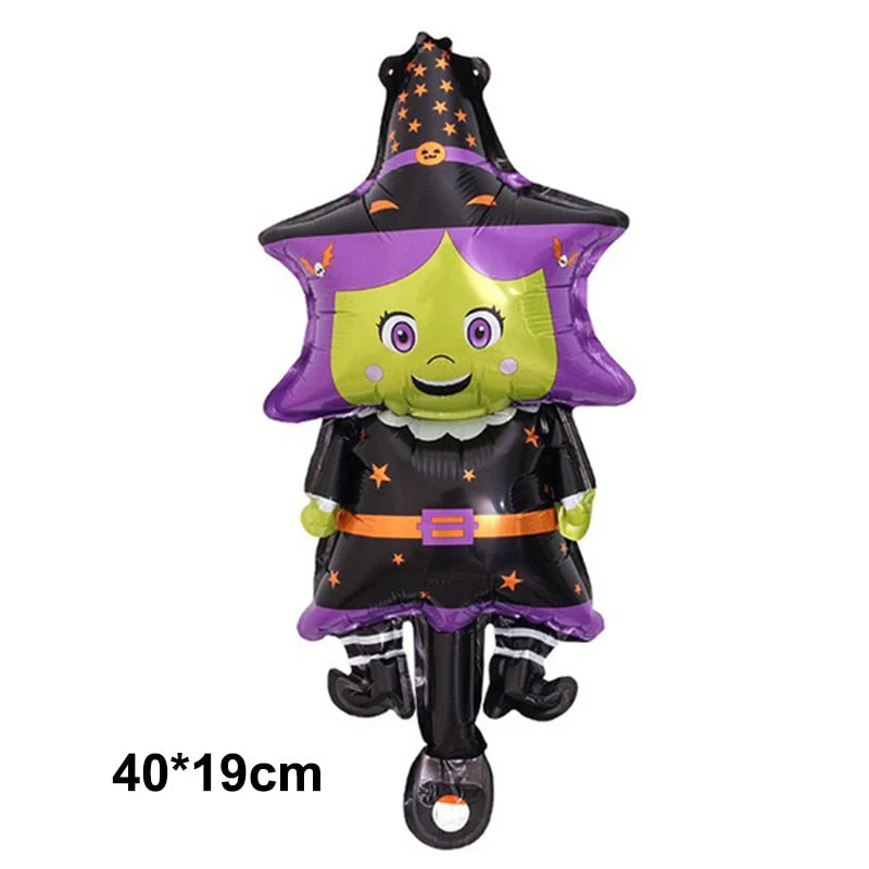 HULIANFU Large 86x165cm Skeleton Man Balloons Halloween Decorations Globos Scary Halloween Skull Ballons Halloween Party Home Decorations - Deanwangkt