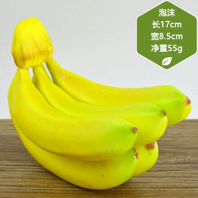 HULIANFU Simulation Fruit Model Photo Prop Artificial Banana Fake Emperor Banana Plastic Banana Bunches Funny Gift Fruit Shop Display Dec - Deanwangkt