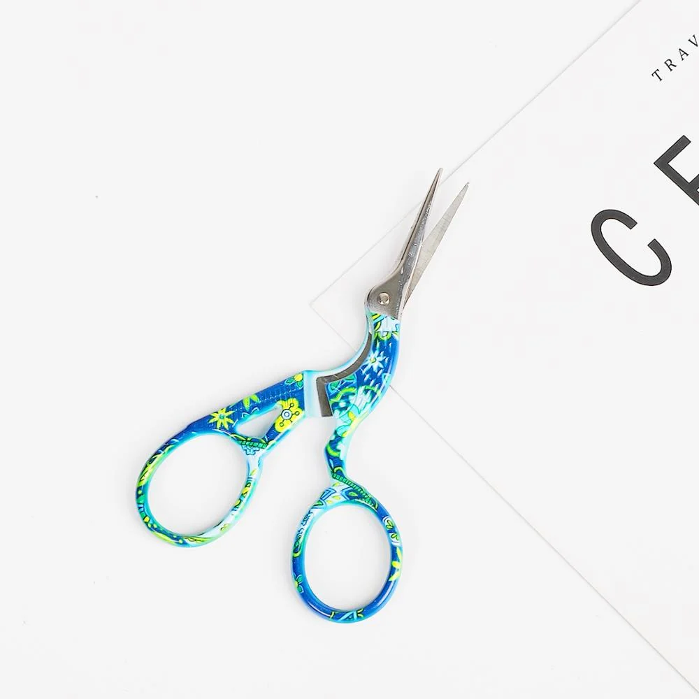 HULIANFU Vintage Stainless Steel Tailor Yarn Trim Cut cross stitch Scissor fabric Needlework Embroidery Thread knitting tool Sewing Tool - Deanwangkt