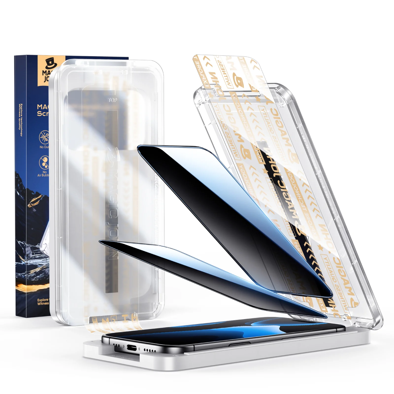 MAGIC JOHN 3rd Generation Screen Protector - Automatic Dust Free Eco-Friendly Protection