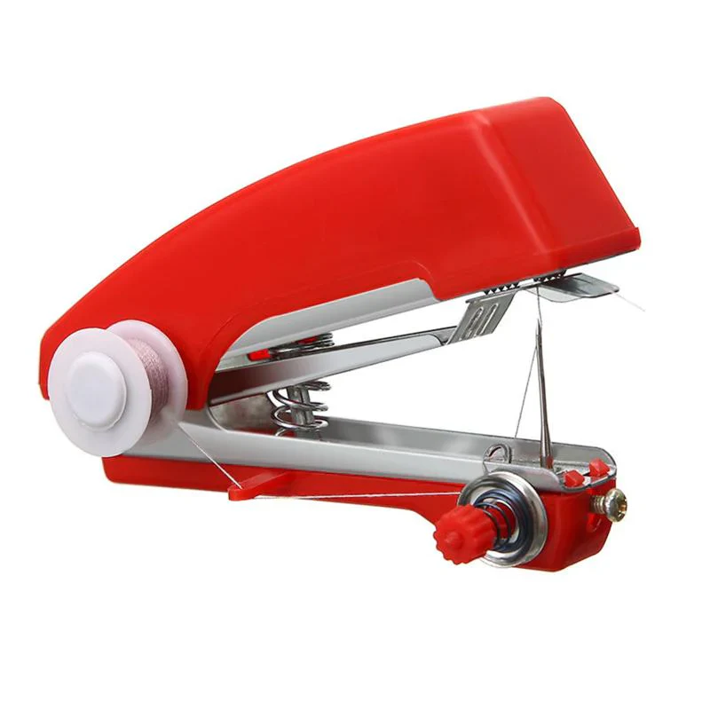 HULIANFU Mini Sewing Machines Needlework Cordless Hand-Held Clothes Useful Portable Sewing Machines Handwork Tools Sewing Accessories - Deanwangkt