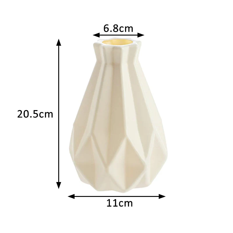 HULIANFU Modern vases decoration home Nordic Style Flower Arrangement Living Room Origami flower pot for interior - Deanwangkt