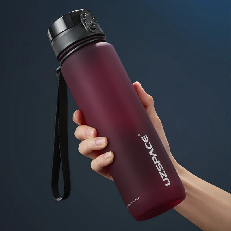 HULIANFU UZSPACE Sport Water Bottle 500/1000ML Portable Leakproof Outdoor Shaker My Bottle Tritan Plastic Eco-Friendly Drinkware BPA Free - Deanwangkt