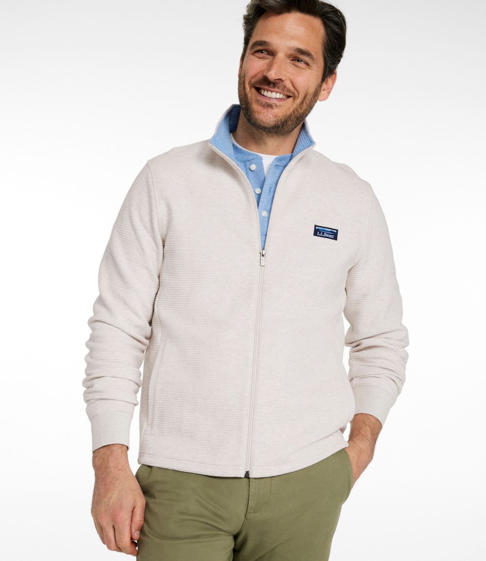 Men's Lakewashed Double-Knit Full-Zip