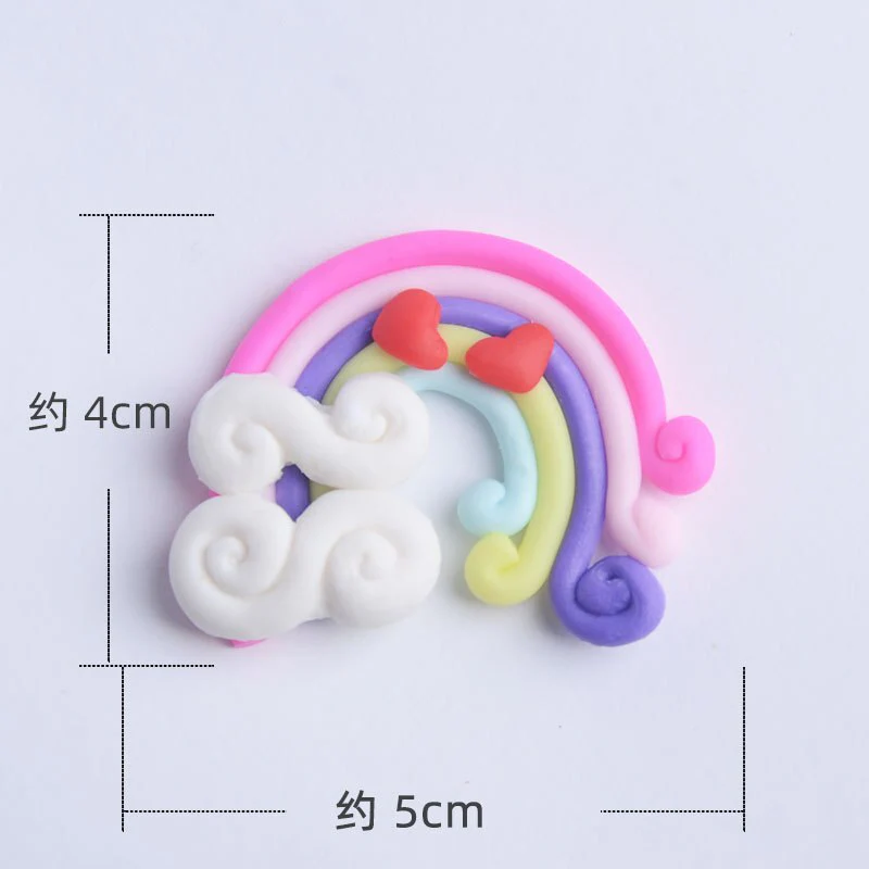 HULIANFU Soft Clay Number Balloon Cake Birthday Topper 1st Birthday Party Decorations Kids Baby Shower Girl  Happy Birthday Cake Topper - Deanwangkt