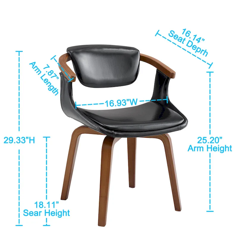 Mid-century Modern Swivel Dining Chair (Set of 2)