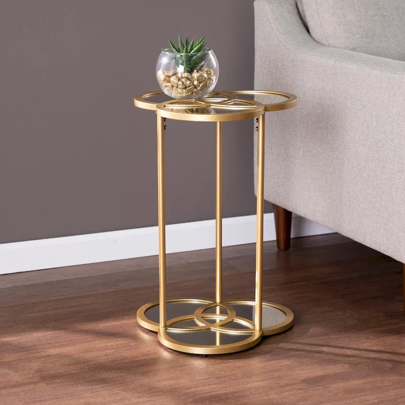Shelton Geometric Accent Table