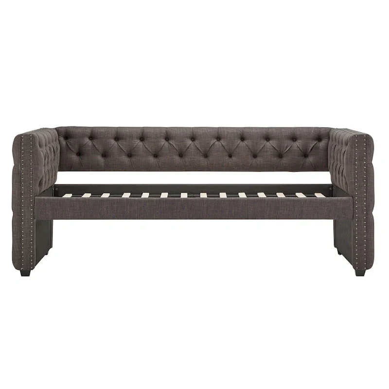 Knightsbridge Twin Tufted Nailhead Daybed by iNSPIRE Q Artisan