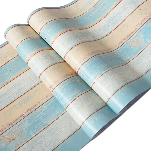 HULIANFU 2026  Waterproof Self Adhesive Wallpaper Vinyl Contact Paper Wood Wallpaper For Bedroom Wardrobe Sticker Furniture Home Improvement - Deanwangkt