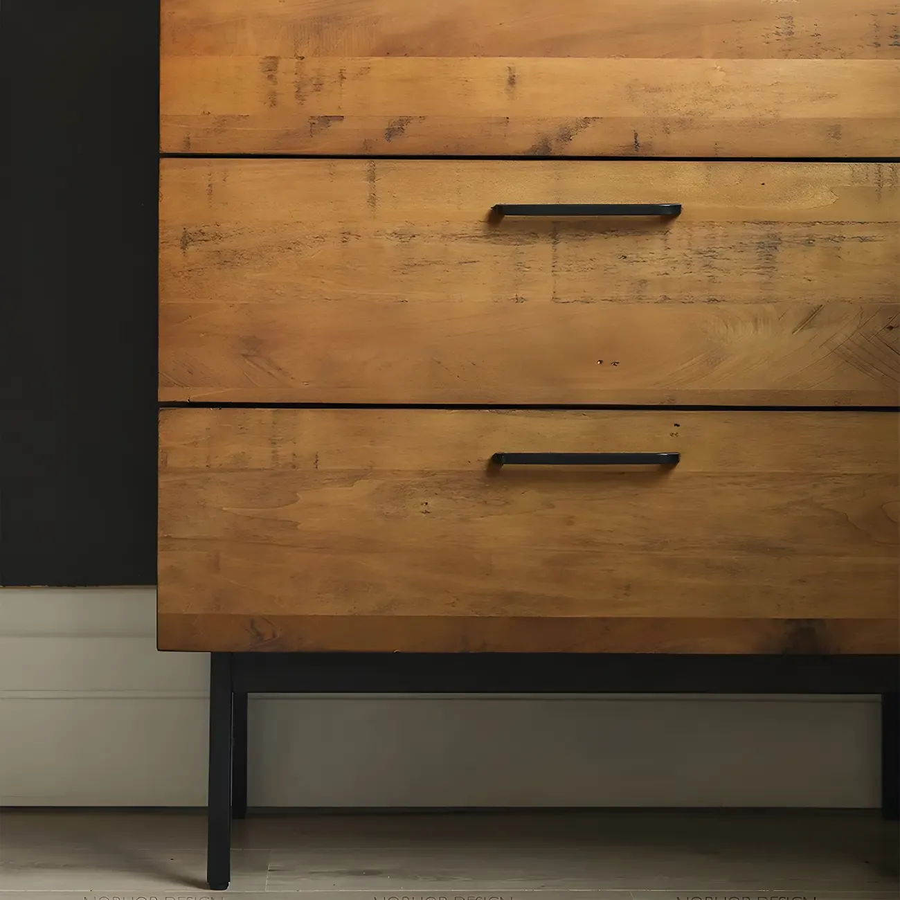 Stackable Rustic Medium Wood Wine Rack Over 25 Bottles