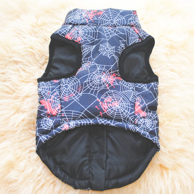 HULIANFU Winter Warm Pet Clothes For Small Dogs Windproof Pet Dog Coat Jacket Padded Clothing for Yorkie Chihuahua Puppy Cat Outfit Vest - Deanwangkt