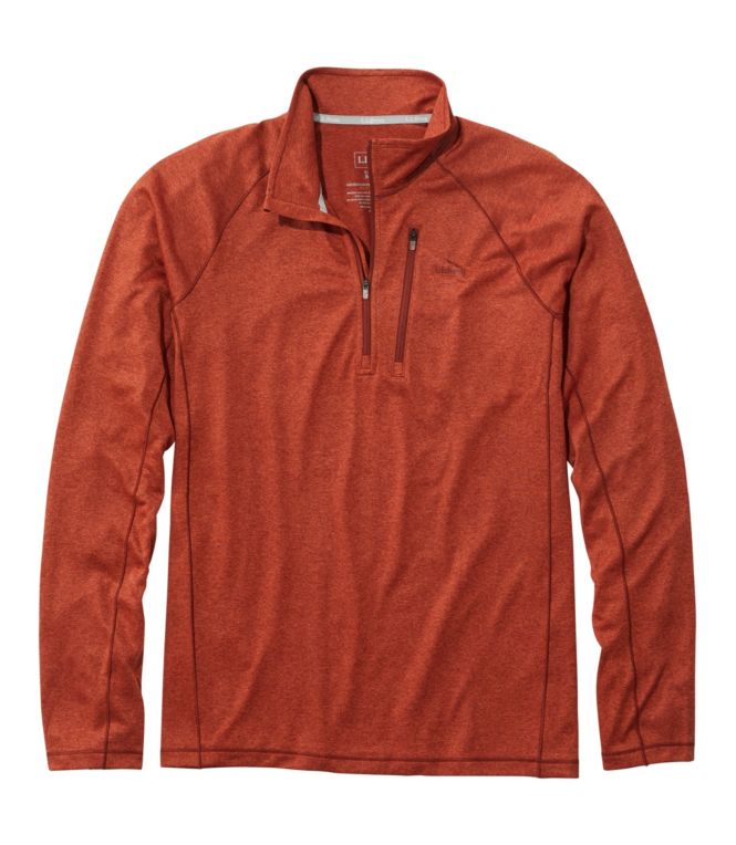 Men's Bean's Quick Dry Trail Tee 1/4 Zip