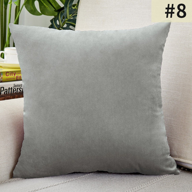 HULIANFU Super Soft Cushion Cover Velvet Pillow Cover For Sofa Living Room Housse De Coussin 30x50cm Decorative Pillows Nordic Decoration - Deanwangkt