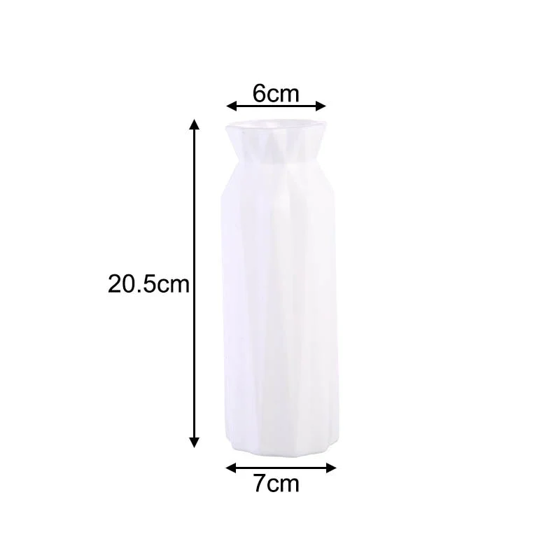 HULIANFU Modern vases decoration home Nordic Style Flower Arrangement Living Room Origami flower pot for interior - Deanwangkt