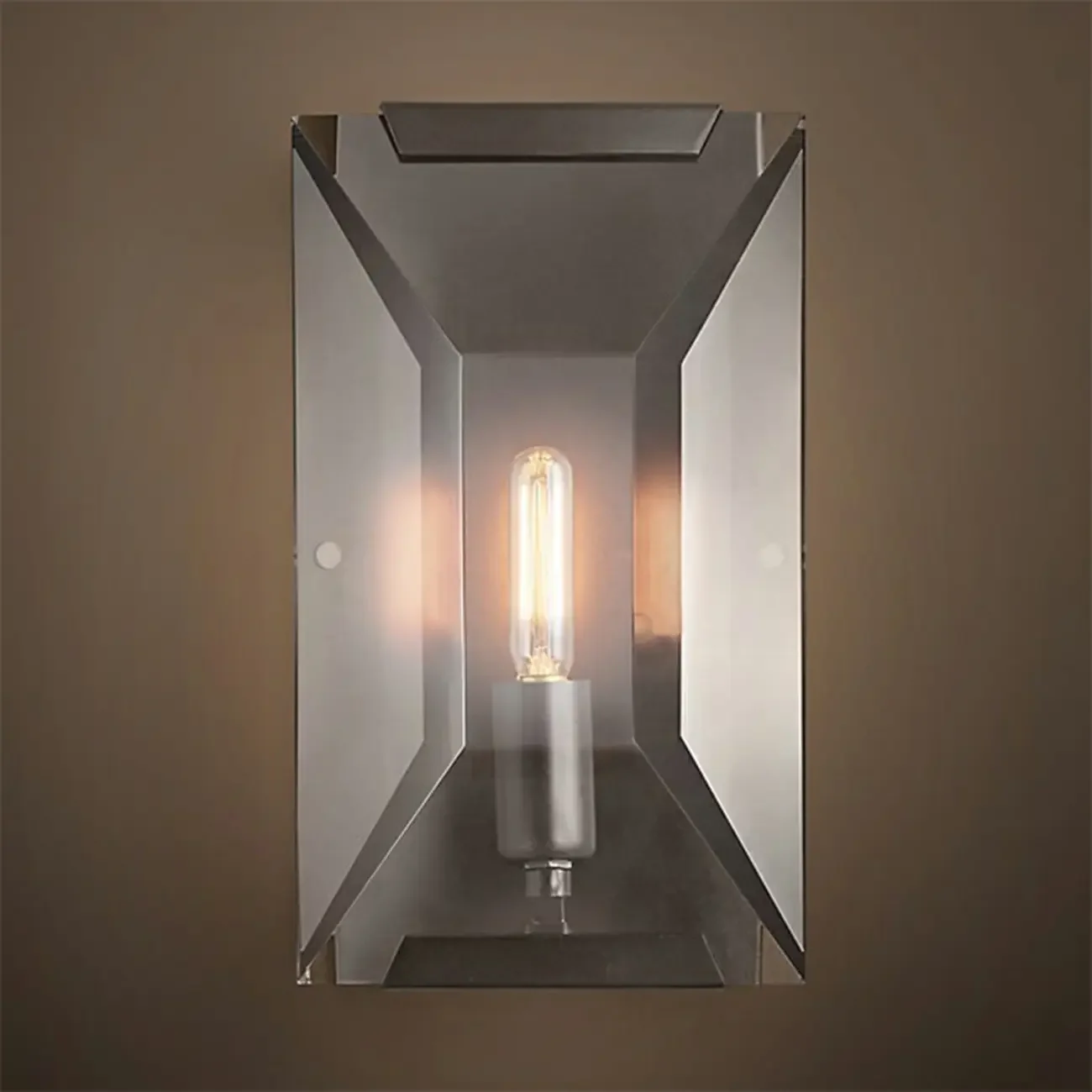 Modern Gold Rectangular Crystal Vanity Light for Bathroom