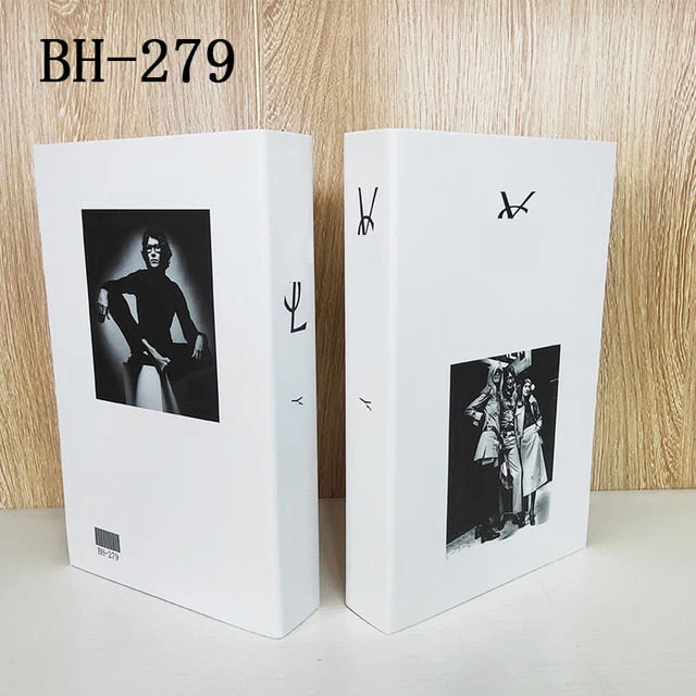 HULIANFU Ins Fashion Fake Books for Decoration Home Decor Coffee Table Book Simulation Prop Book Model Hotel Room Unopenable Box Book - Deanwangkt